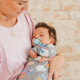 Newborn Knotted Gown - Super Grover