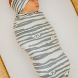 Knit Swaddle Blanket - Mummy