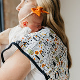 Premium Burp Cloths - Bones