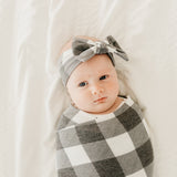 Knit Headband Bow - Scotland