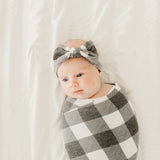 Knit Headband Bow - Scotland