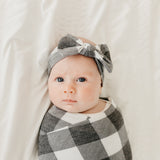 Knit Headband Bow - Scotland