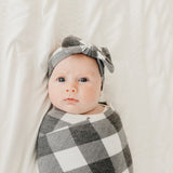 Knit Headband Bow - Scotland