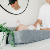 Premium Knit Diaper Changing Pad Cover - Slate