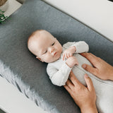 Premium Knit Diaper Changing Pad Cover - Slate