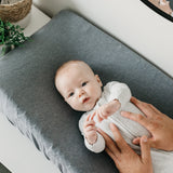 Premium Knit Diaper Changing Pad Cover - Slate