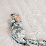 Newborn Knotted Gown - Polar