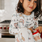 2pc Long Sleeve Pajama Set - Cindy