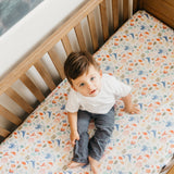 Premium Knit Fitted Crib Sheet - Nautical