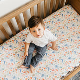 Premium Knit Fitted Crib Sheet - Nautical