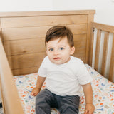 Premium Knit Fitted Crib Sheet - Nautical
