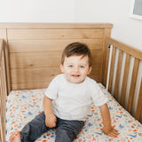 Premium Knit Fitted Crib Sheet - Nautical