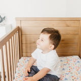 Premium Knit Fitted Crib Sheet - Nautical