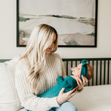 Newborn Knotted Gown - Jaspar