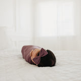 Bowtie Baby Bow - Plum