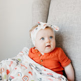 Knit Headband Bow - Baja