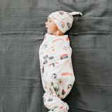 Knit Swaddle Blanket - Baja
