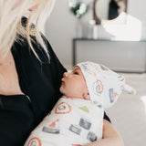 Knit Swaddle Blanket - Baja