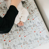Premium Knit Diaper Changing Pad Cover - Trout