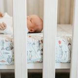Premium Knit Fitted Crib Sheet - Trout