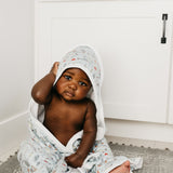 Premium Baby Knit Hooded Towel - Trout