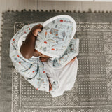 Premium Baby Knit Hooded Towel - Trout