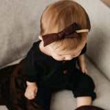 Ribbon Baby Bow - Moose