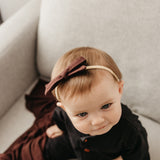 Ribbon Baby Bow - Moose