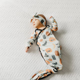 Newborn Knotted Gown - Trick