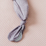 Newborn Knotted Gown - Violet