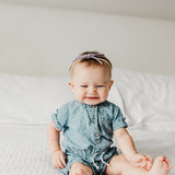 Ribbon Baby Bow - Violet