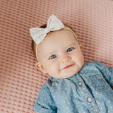 Bowtie Baby Bow - Oat