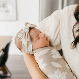 Knit Swaddle Blanket - Oak