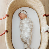Knit Swaddle Blanket - Oak