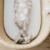 Knit Swaddle Blanket - Oak