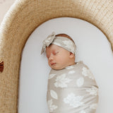 Knit Swaddle Blanket - Oak