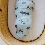 Knit Swaddle Blanket - Leo