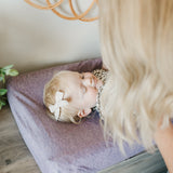 Premium Knit Diaper Changing Pad Cover - Violet