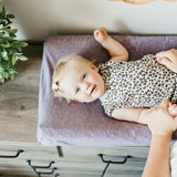 Premium Knit Diaper Changing Pad Cover - Violet