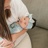 Newborn Knotted Gown - Peanut