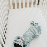 Newborn Knotted Gown - Peanut