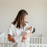 Newborn Knotted Gown - Coral