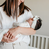 Newborn Knotted Gown - Coral