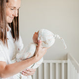 Knit Swaddle Blanket - Coral