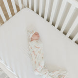 Knit Swaddle Blanket - Coral