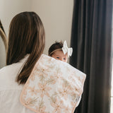 Premium Burp Cloths - Coral