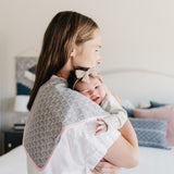 Premium Burp Cloths - Coral