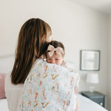 Premium Burp Cloths - Coral