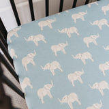 Premium Knit Fitted Crib Sheet - Peanut
