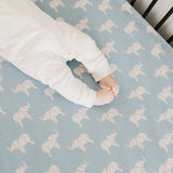 Premium Knit Fitted Crib Sheet - Peanut